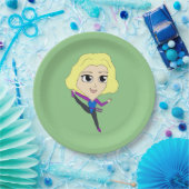 チビ（小さくかわいく書いた感じ） ペーパープレート (パーティー)