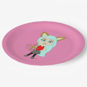 チビ（小さくかわいく書いた感じ） ペーパープレート (アングル)