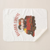 チビ(小さくかわいく書いた感じ)ホグワーツ表現™ライド シェルパブランケット (正面(横))