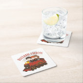 チビ(小さくかわいく書いた感じ)ホグワーツ表現™ライド スクエアペーパーコースター (インサイチュ)