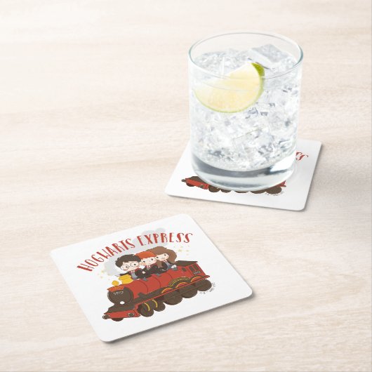 チビ（小さくかわいく書いた感じ）ホグワーツ表現™ライド スクエアペーパーコースター (インサイチュ)