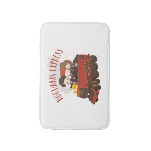 チビ（小さくかわいく書いた感じ）ホグワーツ表現™ライド バスマット (正面縦)