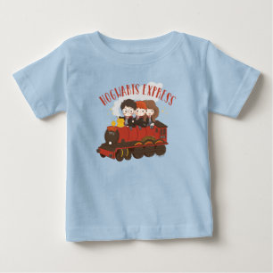 チビ（小さくかわいく書いた感じ）ホグワーツ表現™ライド ベビーTシャツ