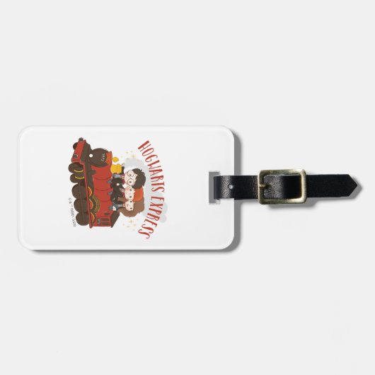 チビ（小さくかわいく書いた感じ）ホグワーツ表現™ライド ラゲッジタグ (正面横)