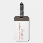 チビ（小さくかわいく書いた感じ）ホグワーツ表現™ライド ラゲッジタグ (裏面縦)