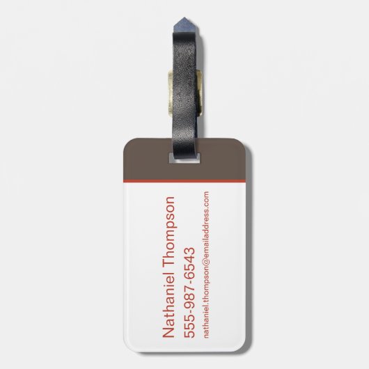 チビ（小さくかわいく書いた感じ）ホグワーツ表現™ライド ラゲッジタグ (裏面縦)