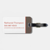 チビ（小さくかわいく書いた感じ）ホグワーツ表現™ライド ラゲッジタグ (裏面横)