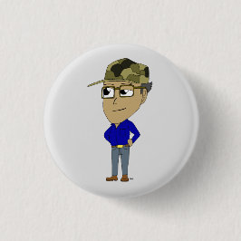 チビ（小さくかわいく書いた感じ）ボタン 缶バッジ