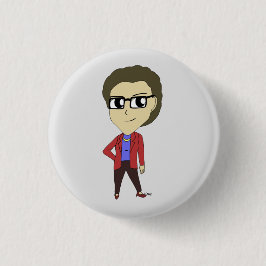 チビ（小さくかわいく書いた感じ）ボタン 缶バッジ