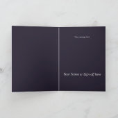 チビ(小さくかわいく書いた感じ)ボーイ宇宙飛行士宇宙誕生日カード シーズンカード (内部)