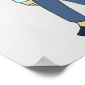 チビ(小さくかわいく書いた感じ) ポスター (角)