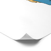 チビ（小さくかわいく書いた感じ） ポスター (角)