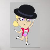 チビ（小さくかわいく書いた感じ） ポスター (正面)