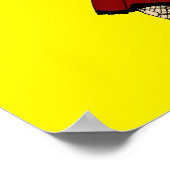 チビ（小さくかわいく書いた感じ） ポスター (角)