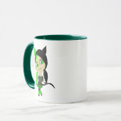 チビ(小さくかわいく書いた感じ) マグカップ (正面左)