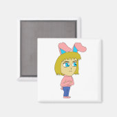 チビ(小さくかわいく書いた感じ) マグネット (正面/裏面)