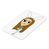 チビ(小さくかわいく書いた感じ) マグネット (左側)