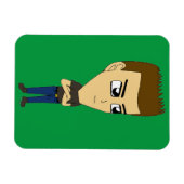 チビ（小さくかわいく書いた感じ） マグネット (横)