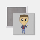 チビ(小さくかわいく書いた感じ) マグネット (正面/裏面)