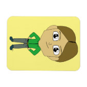 チビ（小さくかわいく書いた感じ） マグネット (横)