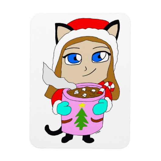 チビ（小さくかわいく書いた感じ） マグネット (縦)