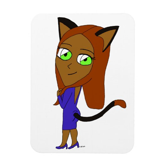 チビ（小さくかわいく書いた感じ） マグネット (縦)