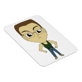 チビ（小さくかわいく書いた感じ） マグネット (右側)