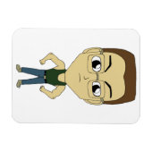 チビ（小さくかわいく書いた感じ） マグネット (横)