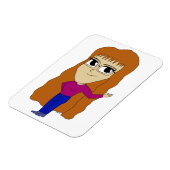 チビ(小さくかわいく書いた感じ) マグネット (左側)