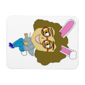 チビ（小さくかわいく書いた感じ） マグネット (横)