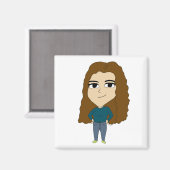 チビ（小さくかわいく書いた感じ） マグネット (正面/裏面)