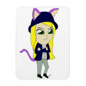 チビ(小さくかわいく書いた感じ) マグネット (縦)