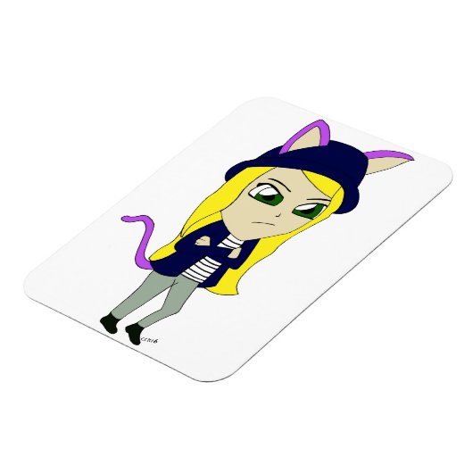 チビ(小さくかわいく書いた感じ) マグネット (左側)