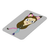 チビ(小さくかわいく書いた感じ) マグネット (左側)