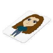 チビ(小さくかわいく書いた感じ) マグネット (左側)