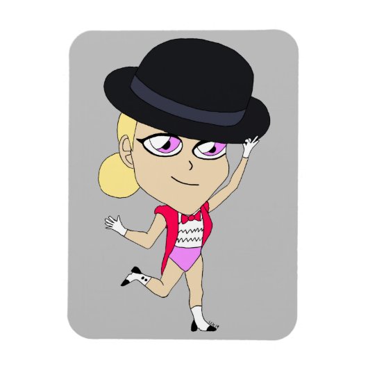 チビ(小さくかわいく書いた感じ) マグネット (縦)