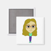 チビ（小さくかわいく書いた感じ） マグネット (正面/裏面)