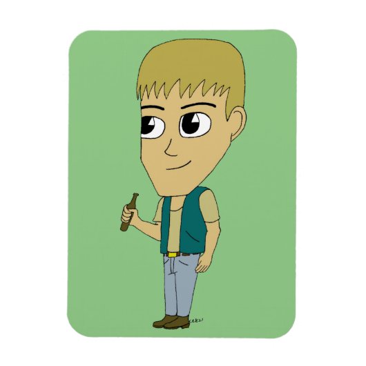 チビ（小さくかわいく書いた感じ） マグネット (縦)