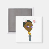 チビ（小さくかわいく書いた感じ） マグネット (正面/裏面)