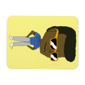 チビ（小さくかわいく書いた感じ） マグネット (横)