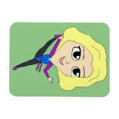 チビ（小さくかわいく書いた感じ） マグネット (横)