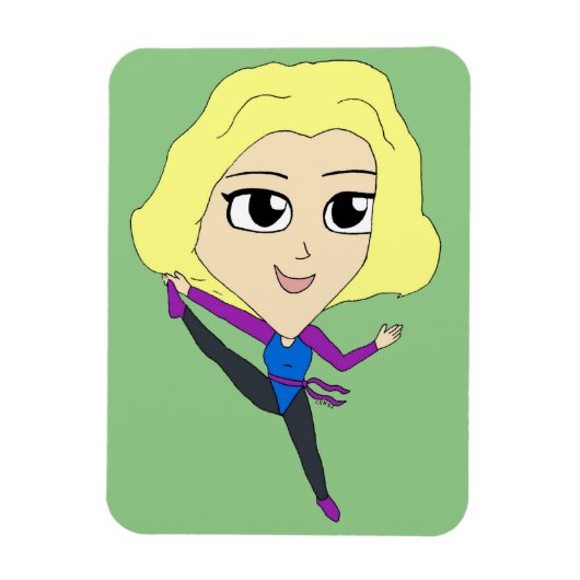 チビ（小さくかわいく書いた感じ） マグネット (縦)