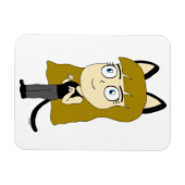 チビ（小さくかわいく書いた感じ） マグネット (横)