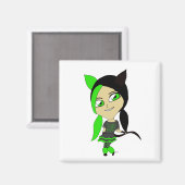 チビ（小さくかわいく書いた感じ） マグネット (正面/裏面)