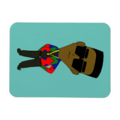 チビ（小さくかわいく書いた感じ） マグネット (横)