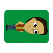 チビ(小さくかわいく書いた感じ) マグネット (横)