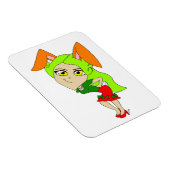 チビ(小さくかわいく書いた感じ) マグネット (右側)