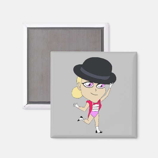 チビ(小さくかわいく書いた感じ) マグネット (正面/裏面)