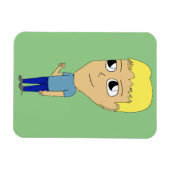 チビ(小さくかわいく書いた感じ) マグネット (横)