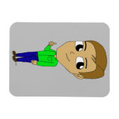 チビ（小さくかわいく書いた感じ） マグネット (横)